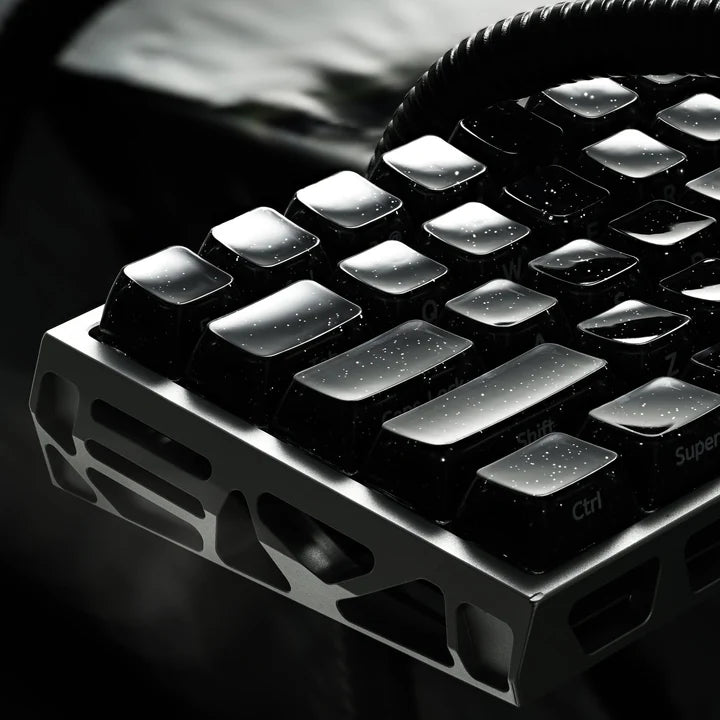 Midnight Galaxy Jelly Keycaps