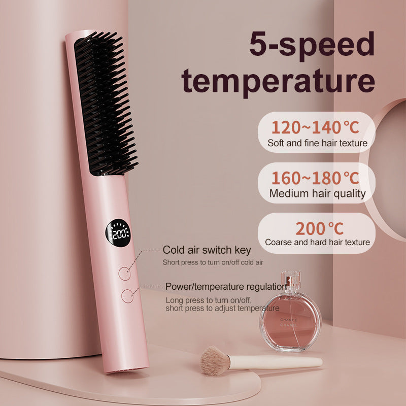KONSOE AeroSleek Cool-Air Straightening & Styling Brush