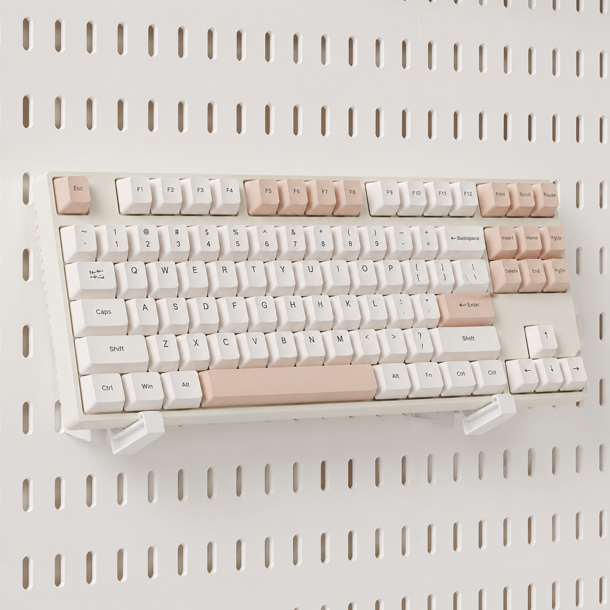 Keyboard Mount with Dual Hooks