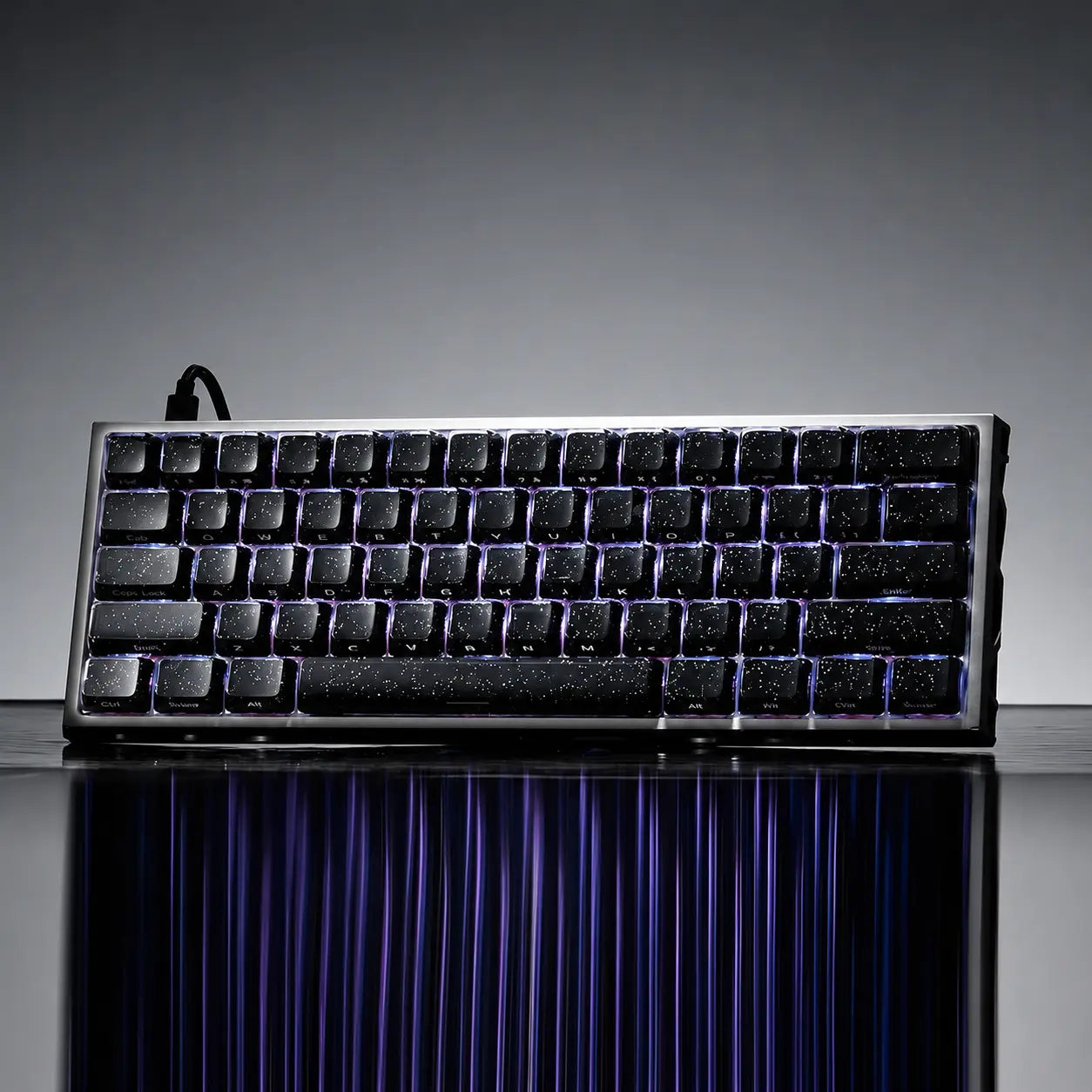 Midnight Galaxy Jelly Keycaps